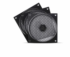 Silverstone SST-FF121B-3PK (Black - 3 Pack) 120mm Fan Grill & Filter Kit