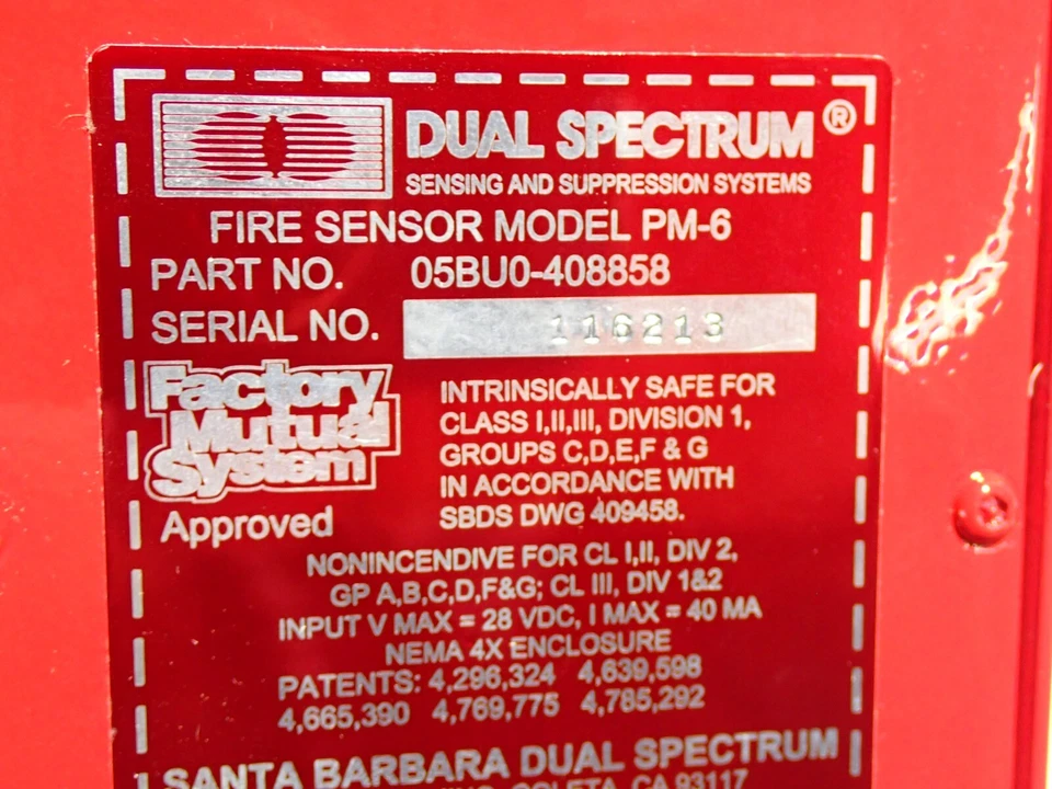 PM-6 05BU0-408858 Dual Spectrum Fire Sensor New - Image 4 of 4