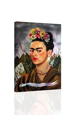 Frida Kahlo - Self Portrait 1940 II - CANVAS OR PRINT WALL ART
