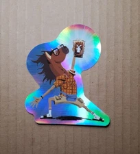 Dutch Bros Coffee Sticker April 2023 National Cold Brew Day Horse Holographic