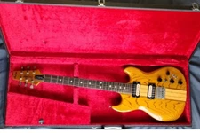 Aria ProⅡ TS-600 Vintage Electric Guitar Rare Neck Through w/ Hard Case 1980 MIJ