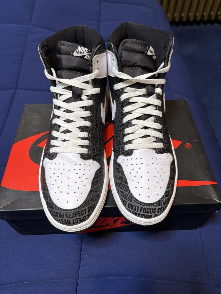 Talla 12 - Air Jordan 1 Retro OG High RE2PECT 2017 555088-008 Foto 2 de 4