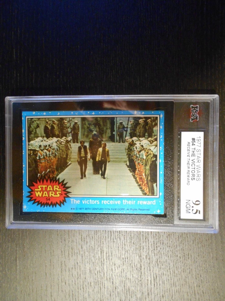 1977 STAR WARS #54 Victors Receive Their Reward KSA 9.5 (PSA 10/APR $500) GEM 💎 - Image 3 of 3