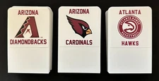 92 TALL Sports Card Dividers 3 League Bundle w/ FREE Custom Team Logo Labels
