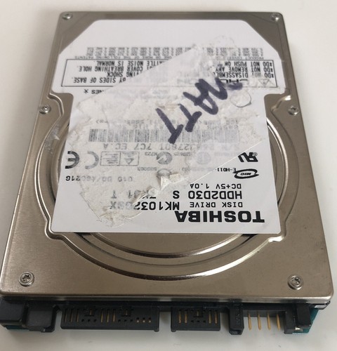 Toshiba MK1032GSX 100GB 2.5” SATA Laptop Hard Drive 5400RPM HDD2D30 S ZK01 T - Picture 3 of 3