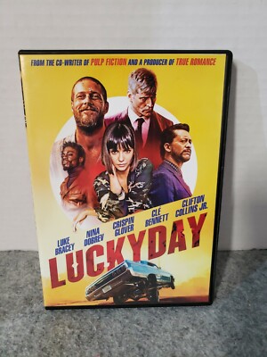 Lucky Day (2019 DVD) Luke bracey, Nina dobrev, Crispin glover, Clay Bennett