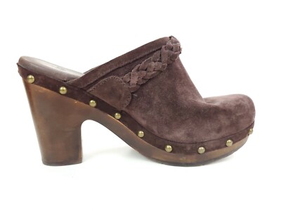 UGG Brown Suede Clogs Women main image 3
