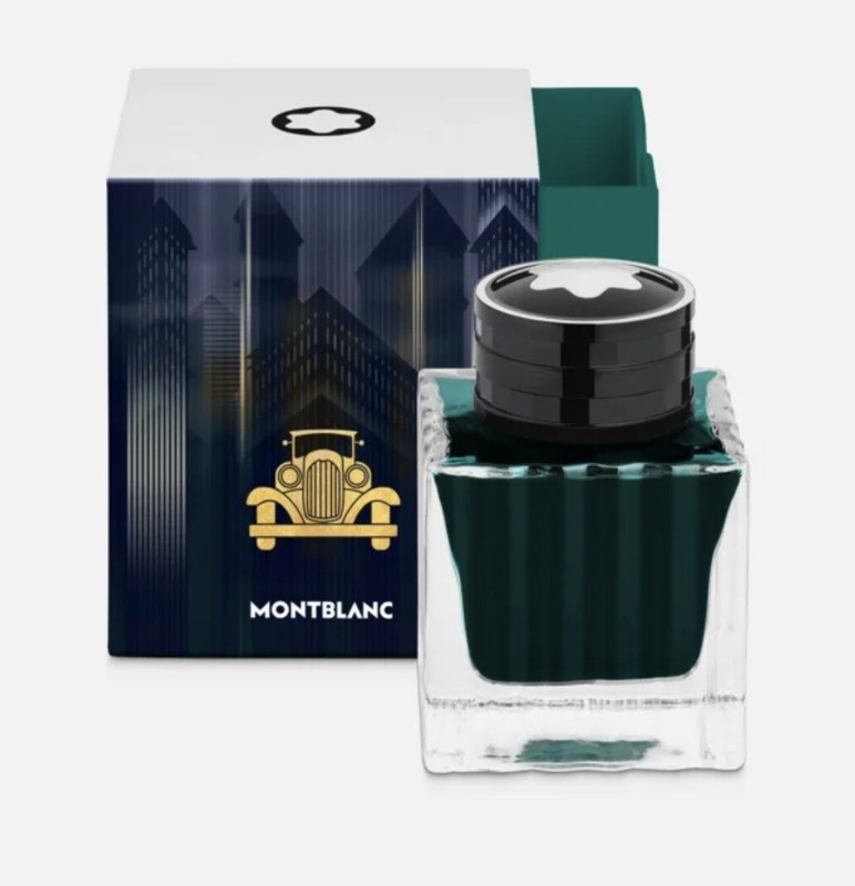 Montblanc INK BOTTLE, GREAT CHARACTERS HOMAGE TO THE GREAT GATSBY, GREEN - 50ML