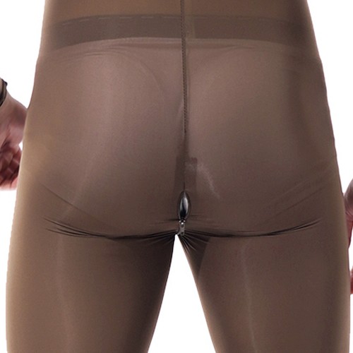 Männer Ganzkörperanzug Einteiler Transparent Jumpsuit Catsuit mit Reisverschluss - Picture 40 of 49