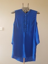 Marc By Marc Jacobs Ladies Blue Silk Dress size L