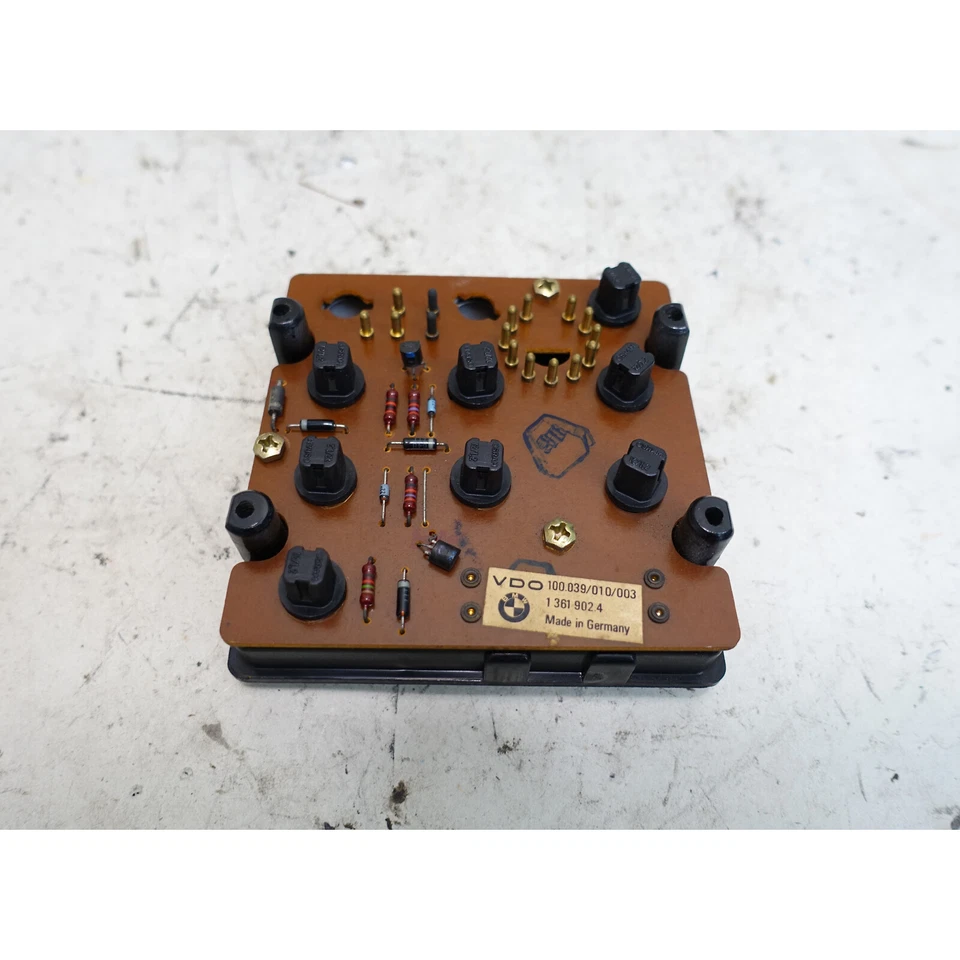 BMW E23 733i 1978-1981 comprobación temprana panel de control prueba inglés OEM Foto 4 de 4