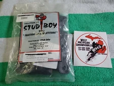 Stud Boy 2461-P1-BLK Super-Lite Double Stud Backer Plate Black Qty 24 Snowmobile