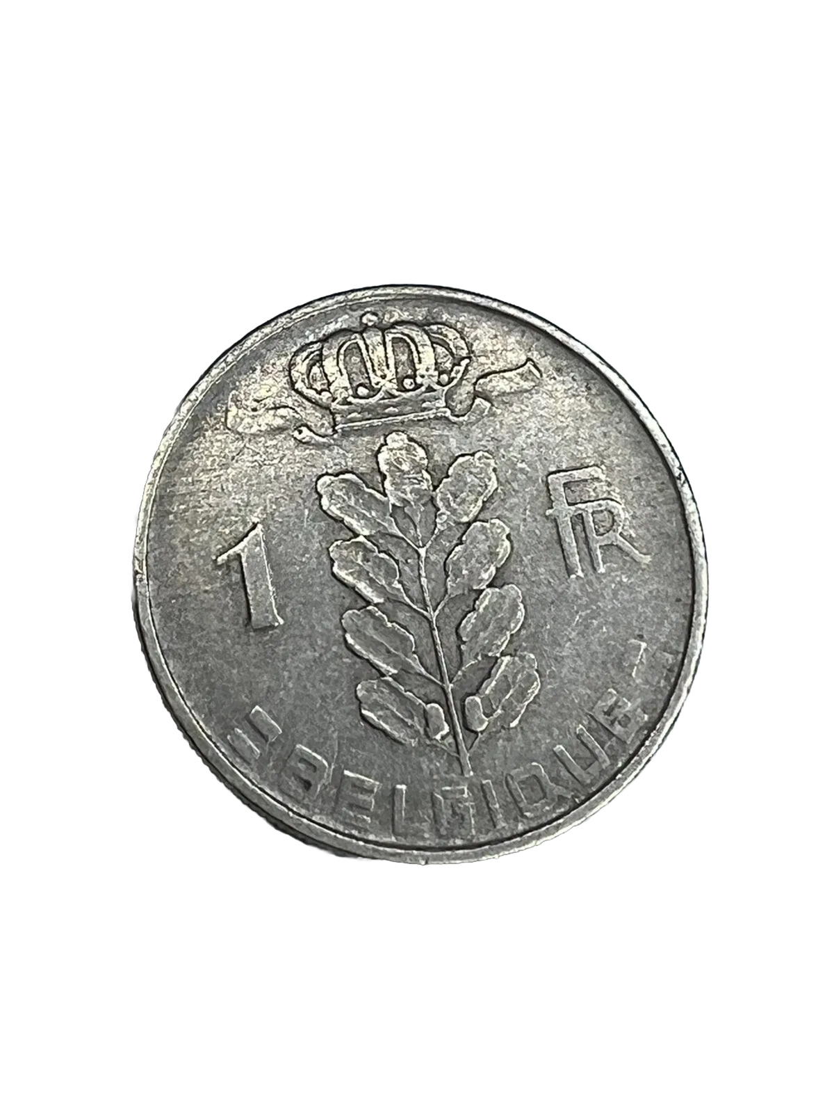 BELGIUM $1 Franc Belgique 1951 Coin KM 142 Rev Marcel Rau Designer Very ...