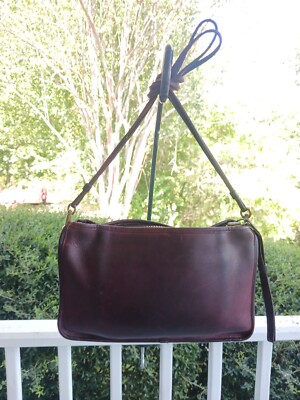 バッグ coach leather 2way hand bag vintage Vintage Old Coach Black Leather 2Way Handbag No Shoulder