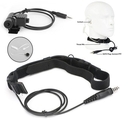 Waterproof Tactical Throat Mic Headset For Vx 6r Vx 7r Vxa 300 Ft 270 Vx 700 H Ebay Waterproof Tactical Throat Mic Headset For Vx 6r Vx 7r Vxa 300 Ft 270 Vx 700 H Ebay
