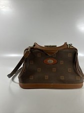 Vintage Texier Doctor Bag Style Purse Made In France Medium Size Used
