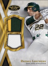 Topps Bunt RAMON LAUREANO Tier One Double Relic Super Rare A’s [DIGITAL CARD]
