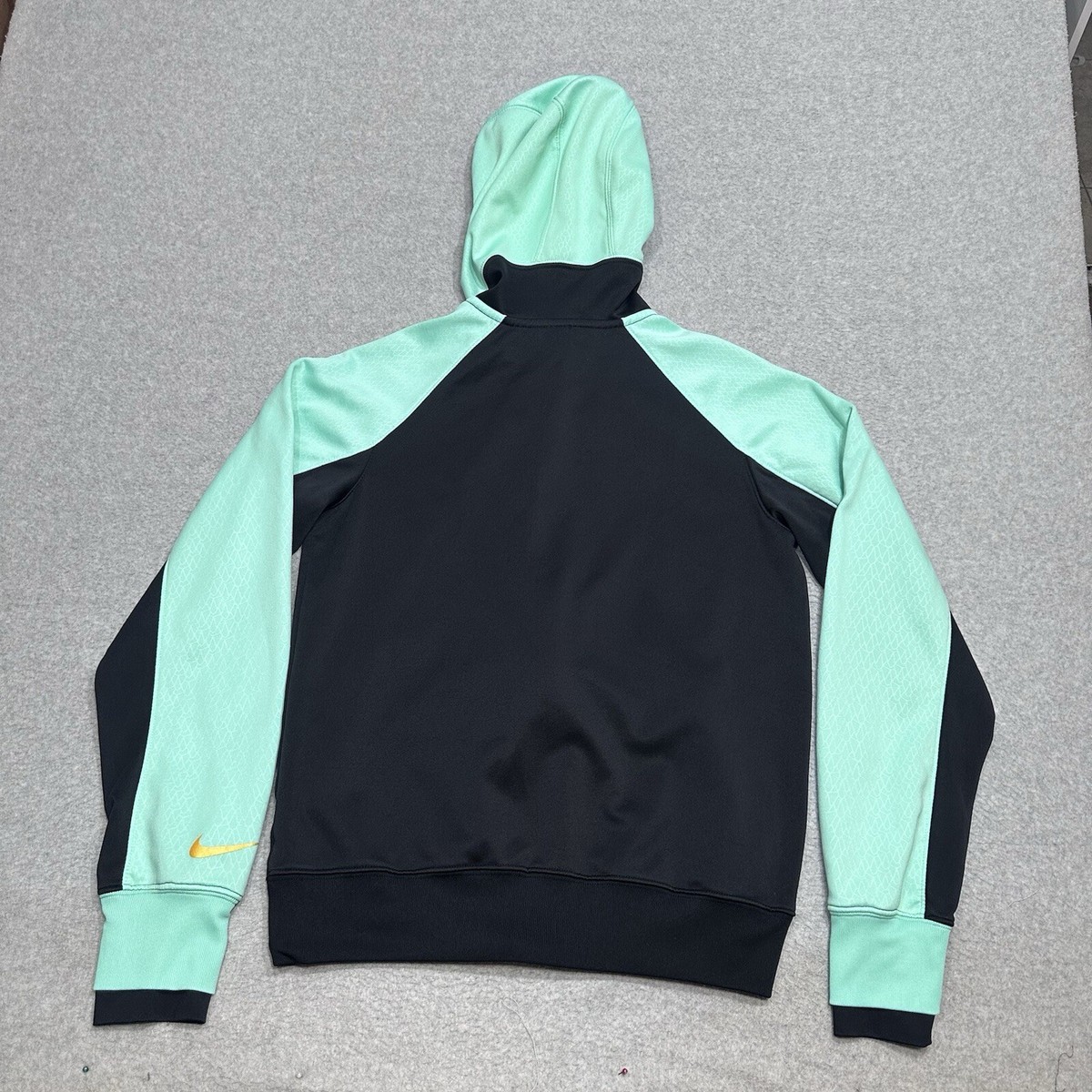 Nike Kobe Bryant Men's Green Glow Therma Fit Full Zip Hoodie
