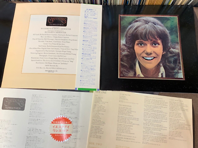 CARPENTERS Now & Then JAPAN LP RECORD GP-220 w/ OBI +tri gate-fold