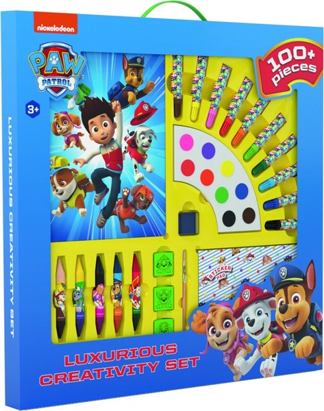 Paw Patrol LuxuriöSes Kreativ-Set – 100+ Teile – Mal- Und Bastelspaß FüR Kinder-image