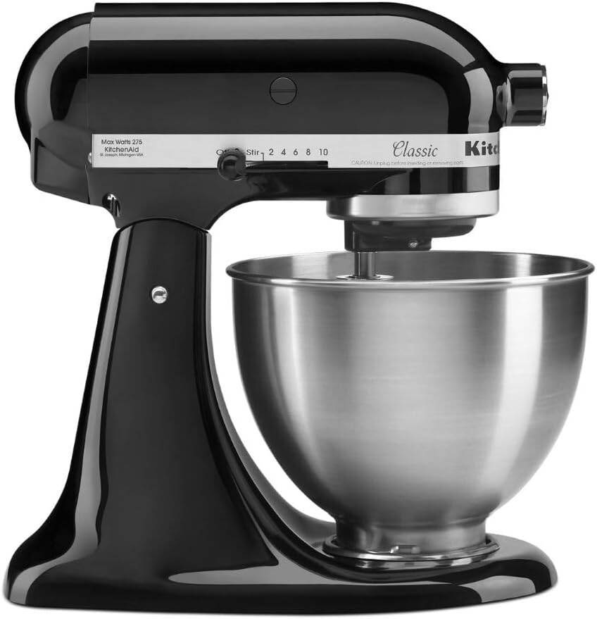 KitchenAid K45SS 4.5 Qt Tilt-Head Stand Mixer in Onyx Black-image