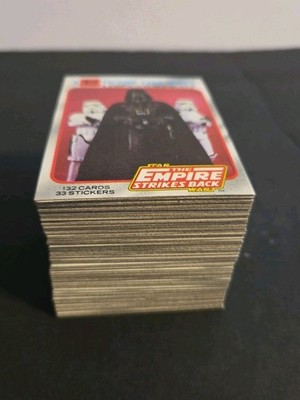 1980 STAR WARS EMPIRE STRIKES BACK SERIES 1 Topps Set# 1-132, No Stickers EX