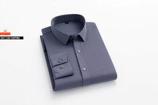 Men'S Long Sleeved Elastic Shirt, Non Ironing Business Dress, Professional Work