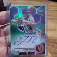 2023 Bowman's Best Jacob Reimer Auto #B23-JR Mets Blue #'d /99 