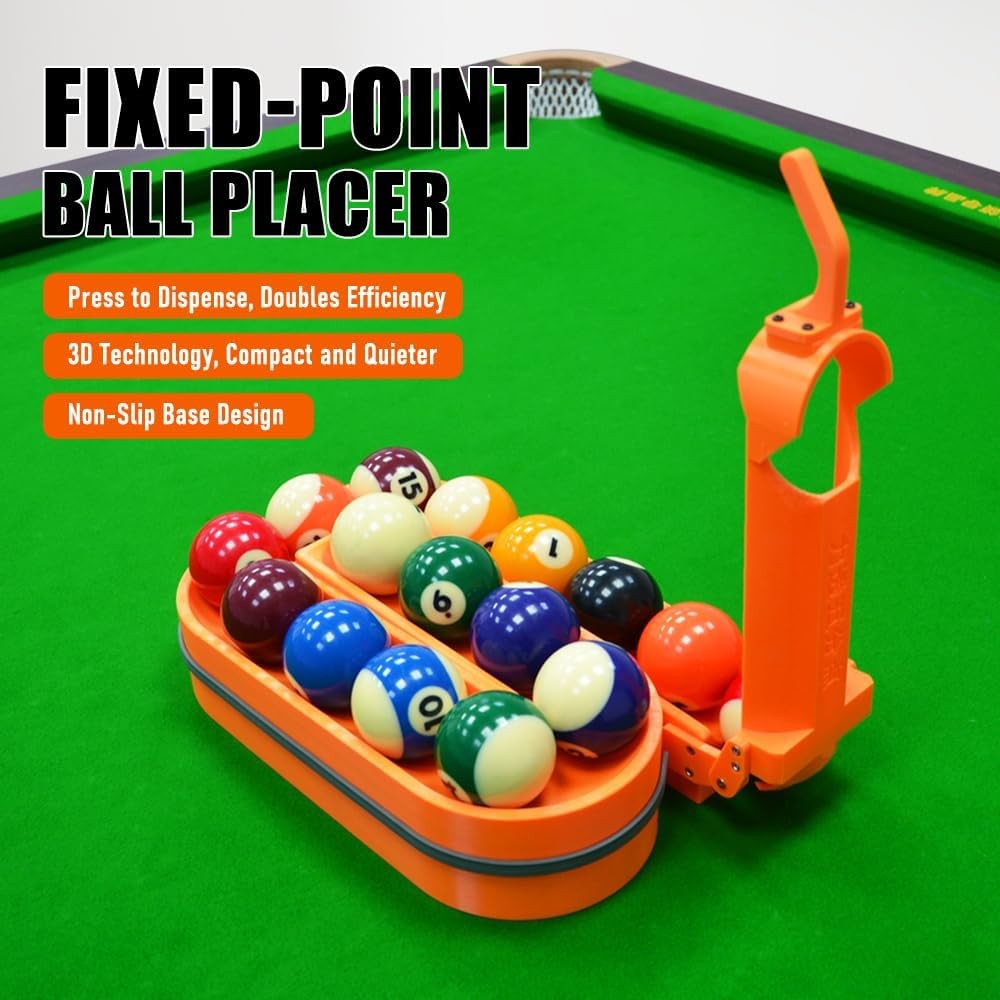 Precision Pool Ball Rack: 3D Printed Billiards Training Tool Consistent ...