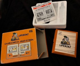 NINTENDO GAME & WATCH LIFEBOAT  vintage retro collectors classic toy video games