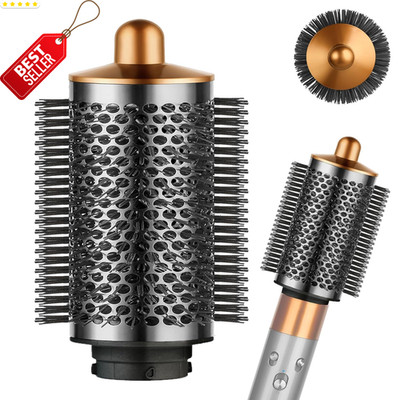 Large Round Volumizing Brush for Dyson Airwrap Nickel Copper Styling - US