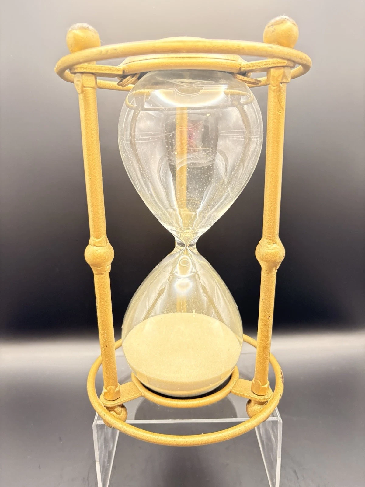 Vintage Bronze Hourglass Sand Timer (30 minutes) Manual Glass Metal Retro Decor
Opens in a new windo
