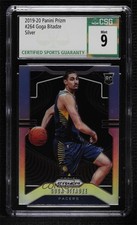 2019-20 Panini Prizm Rookie Silver Prizm Goga Bitadze #264 CSG 9 Mint 15fy