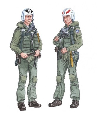 Plus Model AL4018 - 1:48 Resin Bausatz Crew F-4 Phantom