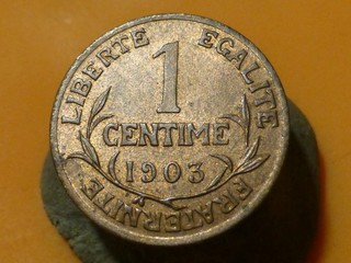 1 CENTIME DUPUIS 1903 RECHERCHEE & RARE QUALITE SUP !