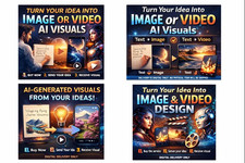 AI Art & Video Generator – Create Professional Visuals, Instant Download