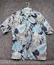 Tori Richard Mens Shirt Hawaiian Honolulu Button Down L Made In USA