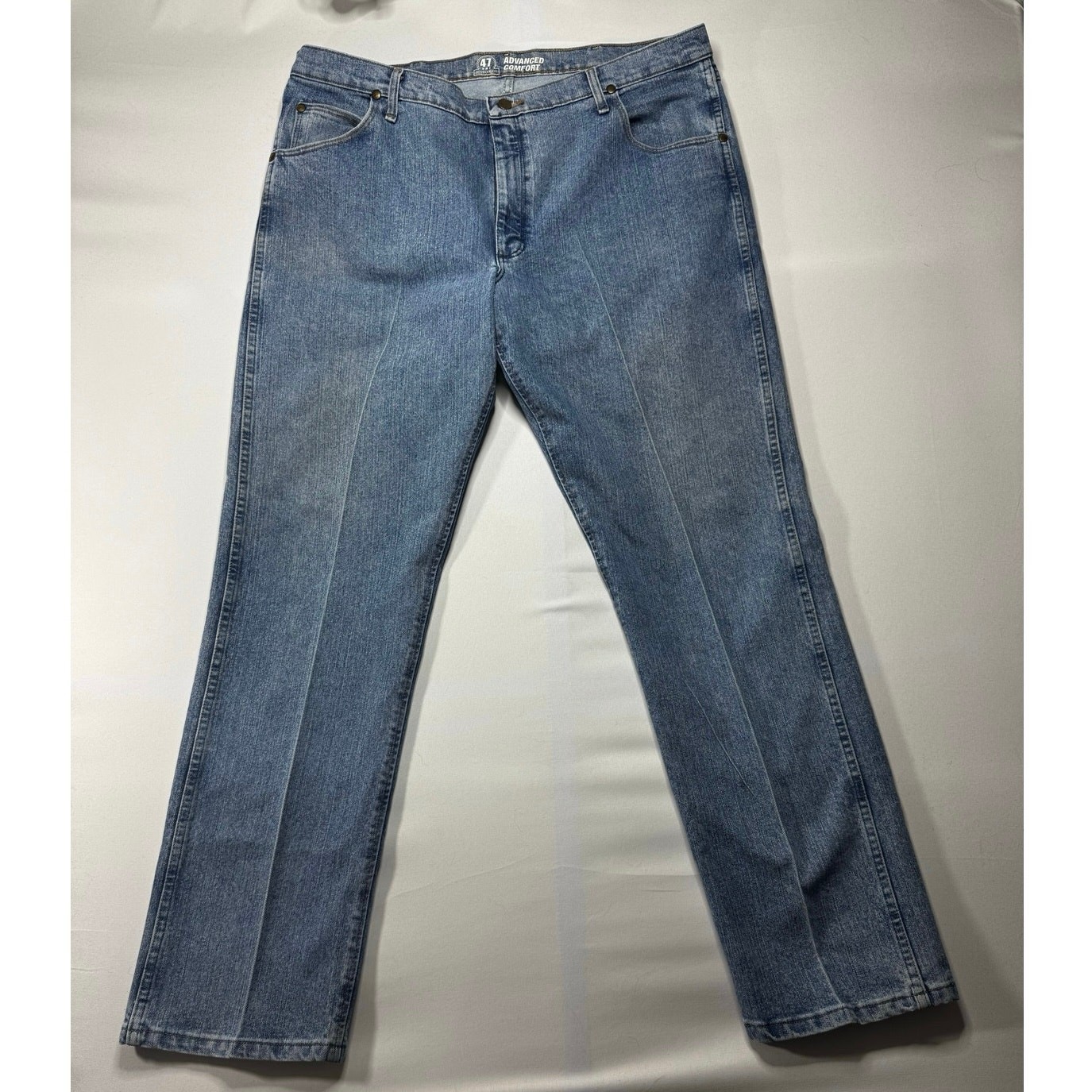 's Advanced Comfort Regular Fit Blue Denim Jeans - Size 40x3