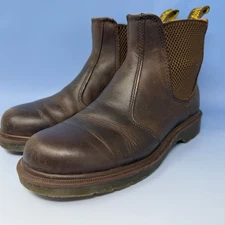 Dr Doc Martens Leather Chelsea Boot Womens Sz 7 M Brown Crazy Horse 2976