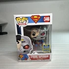 Funko Pop! DC Heroes CYBORG SUPERMAN 346 Con Exclusive SDCC 2020 Figure RB1
