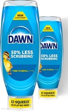 2 PACK Dawn Ultra EZ-Squeeze Dish Soap, Dishwashing Liquid, Original 22oz
