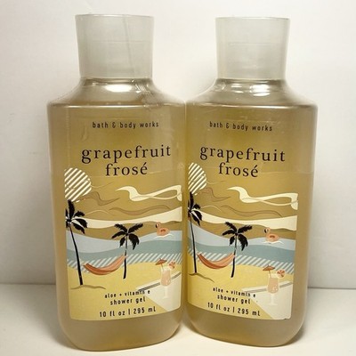 BATH & BODY WORKS GRAPEFRUIT FROSE SHOWER GEL WASH - Pack Of 2 - New