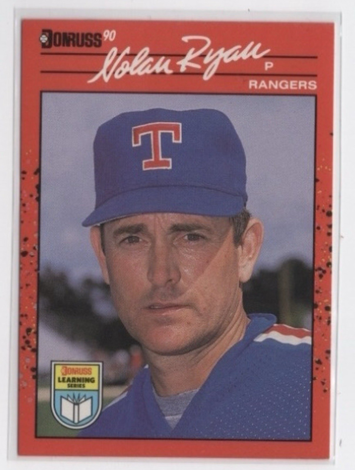 1990 Donruss Learning Series Insert Nolan Ryan SP #24 Texas Rangers