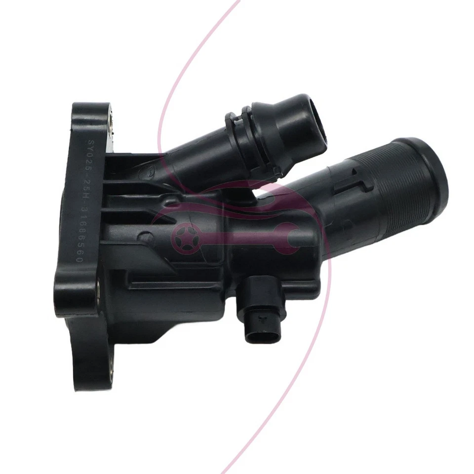 Conjunto de carcasa de termostato con termostato y sensor para Volvo XC40 XC60 XC70 XC90 Foto 3 de 4