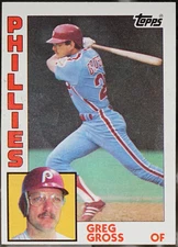 1984 Topps Baseball Greg Gross #613 EX