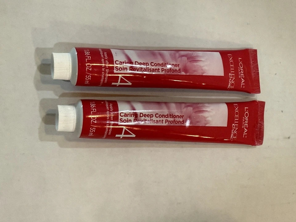 Loreal Paris Excellence Caring Deep Conditioner 1.86 FLIZ~55 ML Lot of 2 - Image 4 of 4