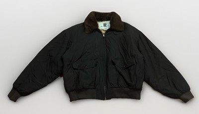 Vintage Avirex Silk Flyers Jacket A2 Bomber Faux Shearling CWU USN XL Top Gun