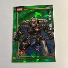 2026 Topps Chrome Marvel Comics Sapphire Edition Hellgate #124 Green /99 PWE