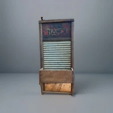 Vintage Dubl Handi Washboard  Columbus Ohio Washboard Company Decorative