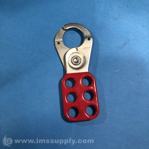 Lockout Tagout Hasp With Vinyl-coated Handle, Red FNIP | eBay